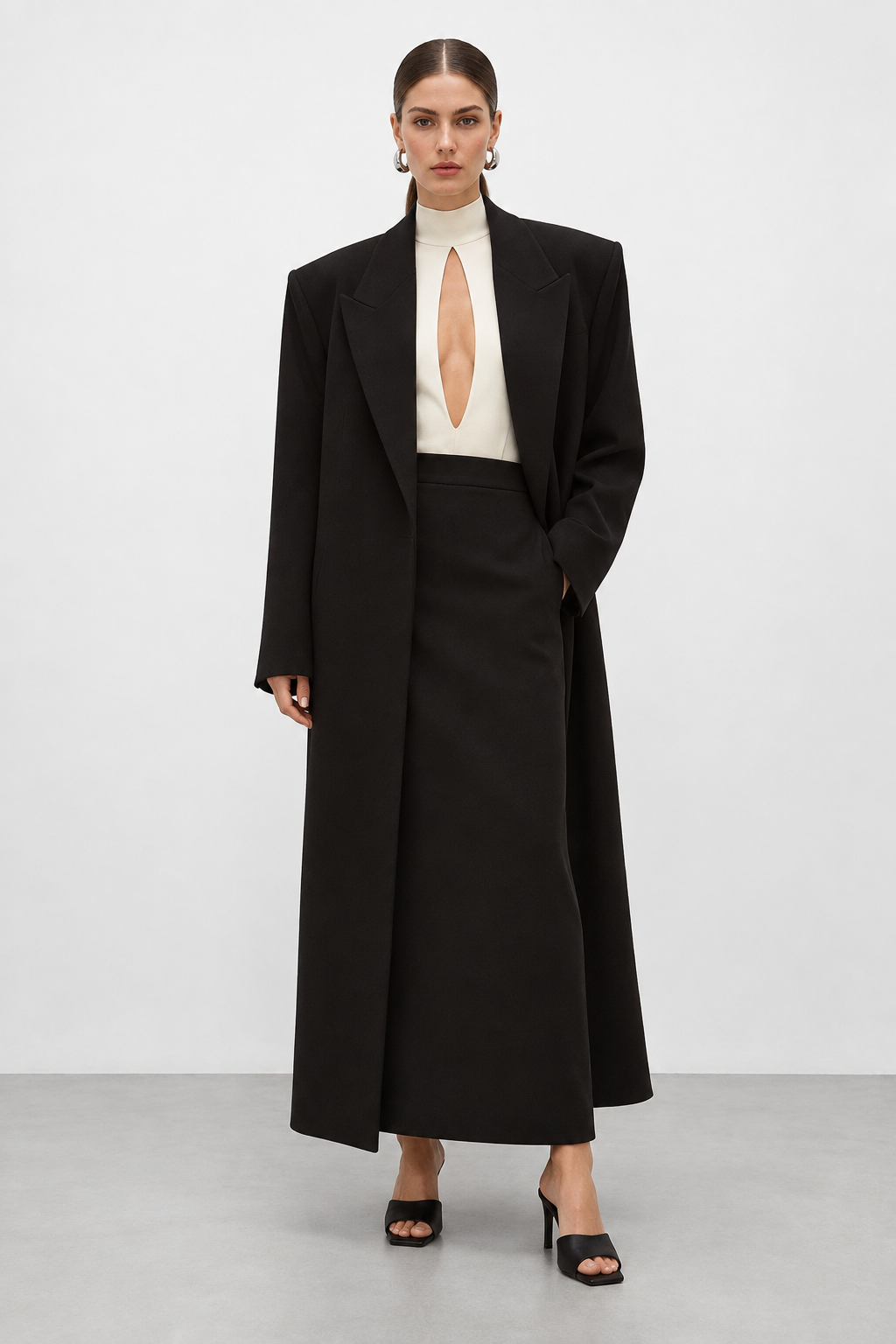 ROMY LONG BLAZER view 2