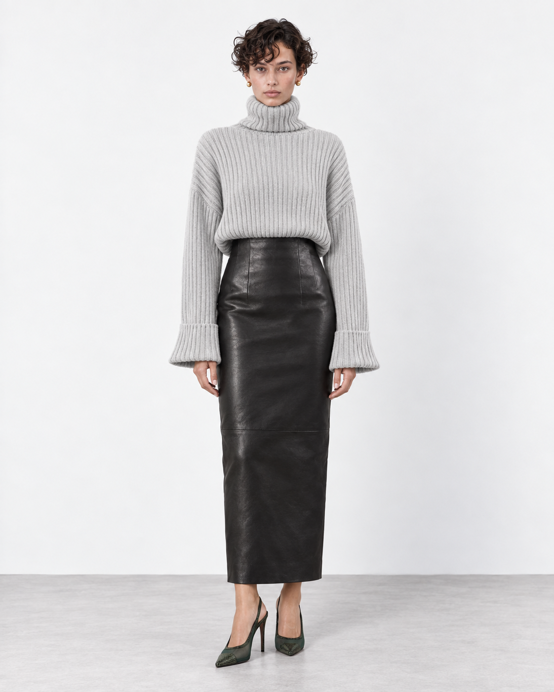 LUCIA LEATHER SKIRT view 2