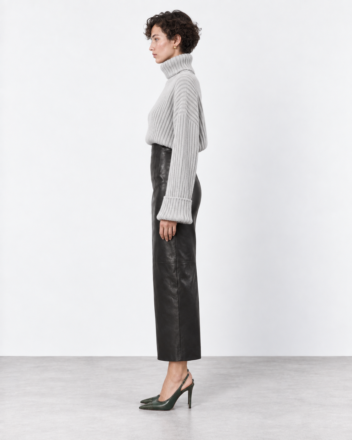 LUCIA LEATHER SKIRT view 4