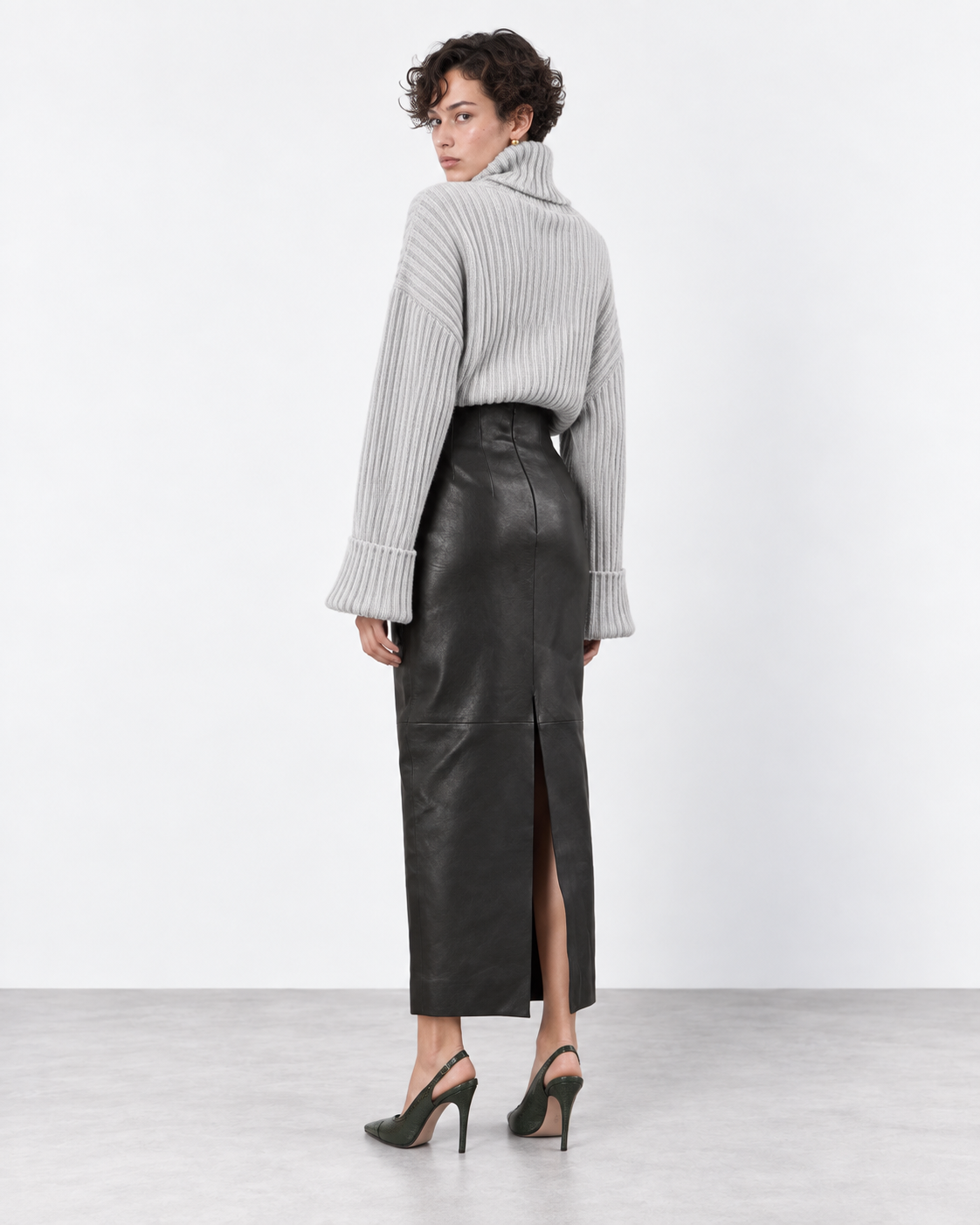 LUCIA LEATHER SKIRT view 5