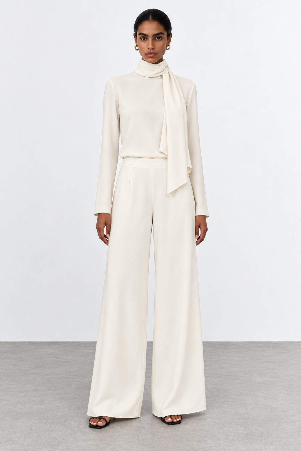 LAYLA SILK TROUSERS view 2
