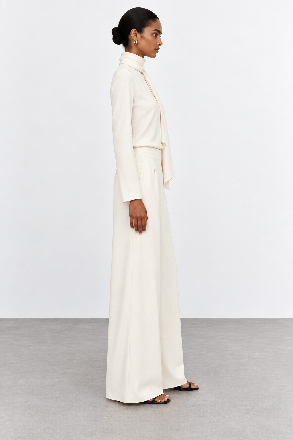 LAYLA SILK TROUSERS view 3