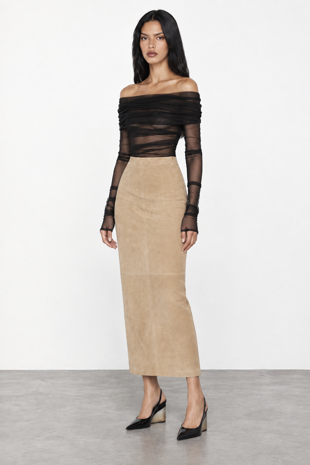 KAYA SUEDE SKIRT view 3