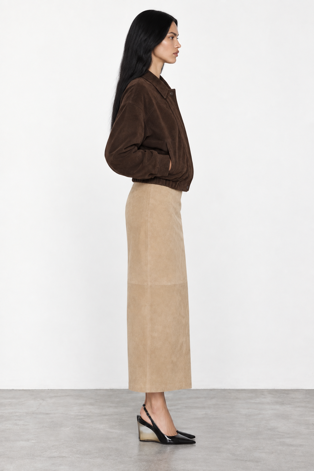 INES SUEDE JACKET view 3
